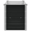 Garden Raised Bed Anthracite 63"x15.7"x17.7" Galvanized Steel