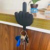 2pcs Middle Finger Key Hanger; Funny key hook