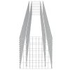 Gabion Raised Bed Galvanized Steel 212.6"x19.7"x19.7"
