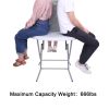 32inch Round Folding Table Outdoor Folding Utility Table White