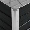 Garden Raised Bed Anthracite 39.4"x15.7"x30.3" Galvanized Steel