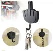 2pcs Middle Finger Key Hanger; Funny key hook