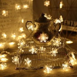 Led Christmas Holiday Decorative Lights Santa Claus Snowman Lights String Usb Lights (size: 3M20L)