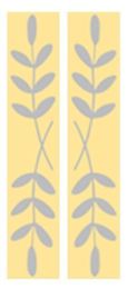 Night Reflective Digital Label Mailbox Envelope Reflective Film Sticker (Color: Silver Leaves-2)