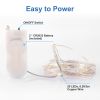 6 Pack LED String Lights 6.56ft 20 LEDs Decor Light Battery Starry Fairy Lights Copper for DIY Costume Party Wedding Festival